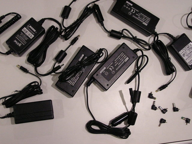 group of AC adapters