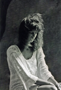 A depressed looking woman