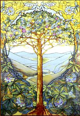 tree of life stained glass