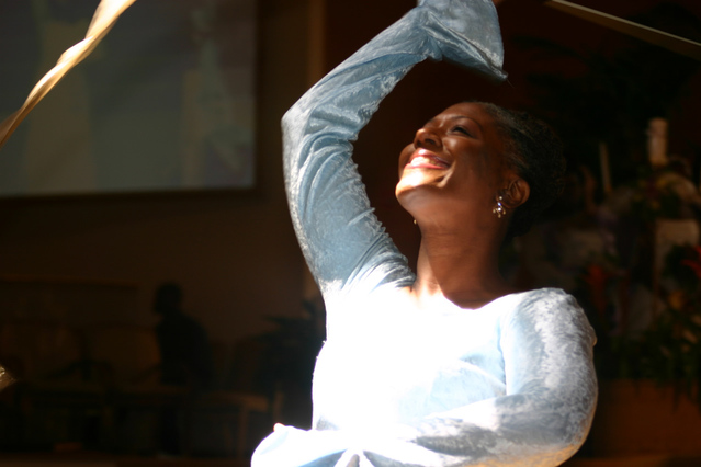 woman in praise