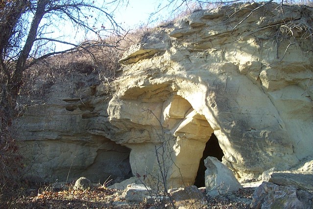 rocky cave entrance