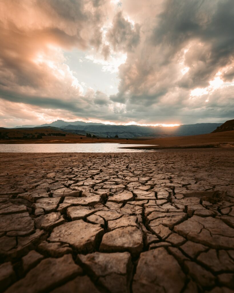 A dried up lakebed demonstrating the need to be dependent on God