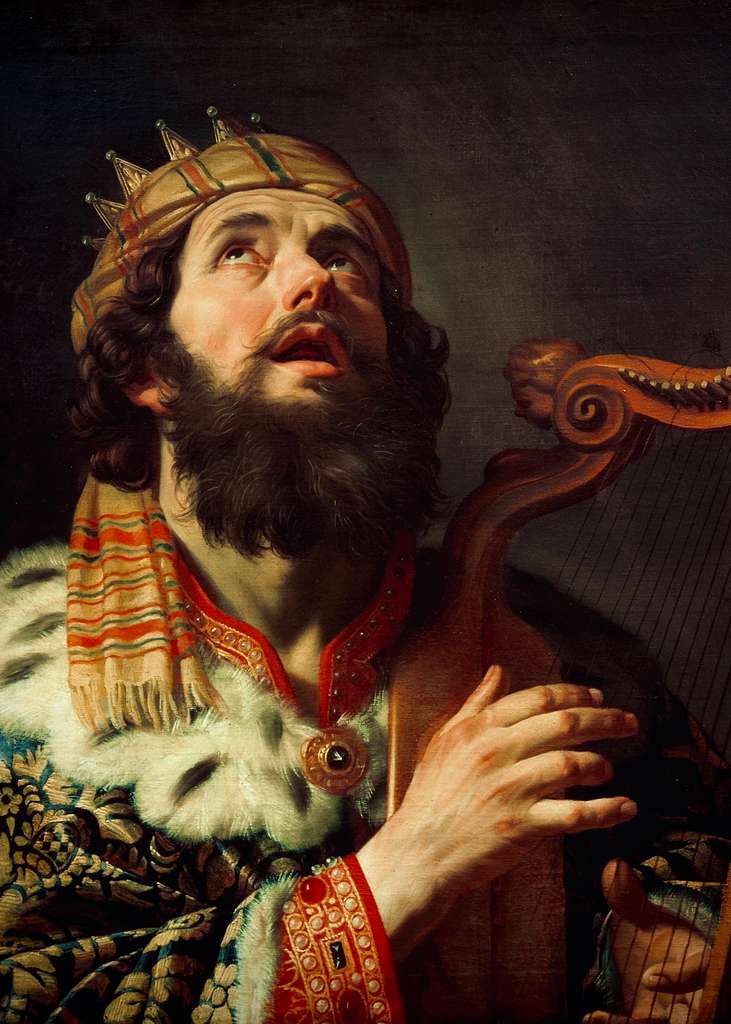 A painting of King David, a man who put his trust in God